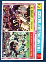 1974 Topps Base Set #462 Championship Games