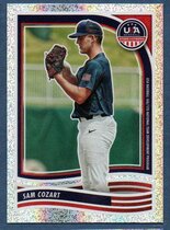 2024 Panini Stars & Stripes Opening Day Sparkle #128 Sam Cozart