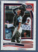 2024 Panini Stars & Stripes Opening Day Sparkle #185 Thomas Brown