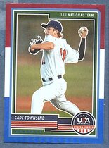 2023 Panini USA BB Stars n Stripes Red White & Blue #18 Cade Townsend