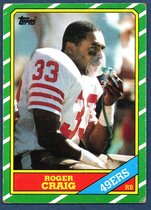 1986 Topps Base Set #157 Roger Craig