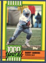 1990 Topps 1000 Yard Club #3 Barry Sanders