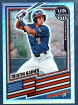 2026 Panini Prizm Stars & Stripes Silver Prizm #194 Tristin Gaines