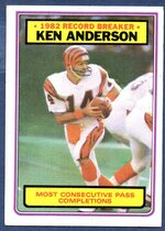1983 Topps Base Set #1 Ken Anderson