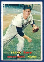 1957 Topps Base Set #168 Frank Lary
