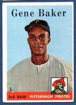 1958 Topps Base Set #358 Gene Baker