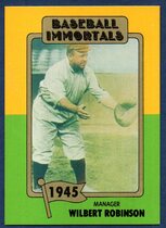 1980 TCMA Baseball Immortals #38 Wilbert Robinson