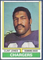 1974 Topps Base Set #254 Clint Jones