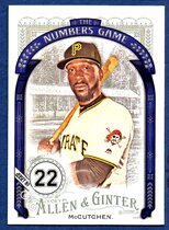 2016 Topps Allen & Ginter The Numbers Game #NG-10 Andrew Mccutchen
