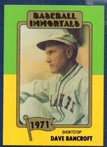 1980 TCMA Baseball Immortals #119 Dave Bancroft