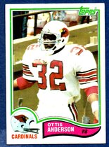 1982 Topps Base Set #463 Ottis Anderson