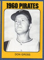 1980 TCMA 1960 Pittsburgh Pirates #9 Don Gross