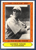1985 Topps All Time Record Holders Woolworths #33 George Sisler