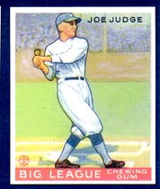 1983 Galasso 1933 Goudey Reprint #155 Joe Judge