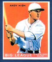 1983 Galasso 1933 Goudey Reprint #182 Andy High