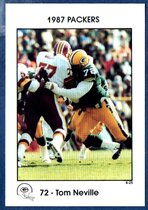 1987 Team Issue Green Bay Packers Police Waukesha County Deputy Sheriff #8 Tom Neville