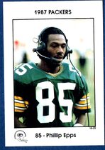 1987 Team Issue Green Bay Packers Police Waukesha County Deputy Sheriff #16 Phillip Epps