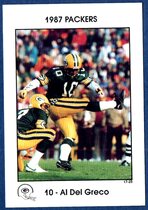 1987 Team Issue Green Bay Packers Police Waukesha County Deputy Sheriff #17 Al Del Greco