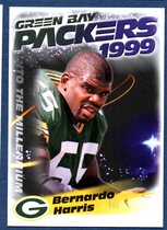 1999 Team Issue Green Bay Packers Police Racine Sheriff DARE Program #8 Bernardo Harris