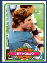 1980 Topps Base Set #274 Jeff Komlo