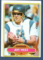 1980 Topps Base Set #439 Jeff West