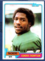 1981 Topps Base Set #314 Aundra Thompson