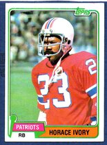 1981 Topps Base Set #372 Horace Ivory