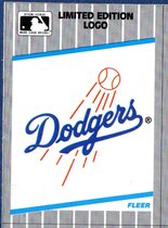 1989 Fleer Box Bottom Cards #9 Dodgers Team Logo