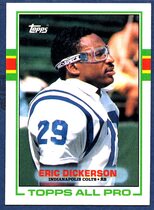1989 Topps Base Set #206 Eric Dickerson