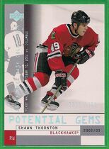 2002 Upper Deck Mask Collection #118 Shawn Thornton