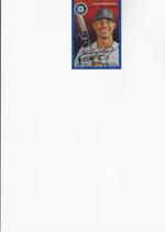 2023 Topps Chrome Platinum Anniversary Blue Shimmer Refractor #345 Julio Rodriguez