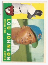 1960 Topps Base Set #476 Lou Johnson