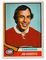 1974 O-Pee-Chee OPC NHL #78 Jim Roberts