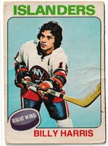 1975 O-Pee-Chee OPC NHL #242 Billy Harris
