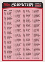 2006 Topps Base Set Series 1 #CL1 Checklist Red
