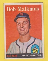 1958 Topps Base Set #356 Bob Malkmus