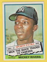 1976 Topps Traded #85T Mickey Rivers