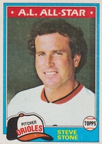 1981 Topps Base Set #520 Steve Stone
