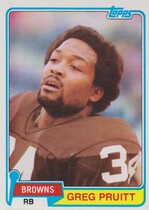 1981 Topps Base Set #415 Greg Pruitt