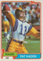 1981 Topps Base Set #445 Pat Haden