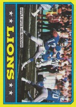 1986 Topps Base Set #242 Detroit Lions