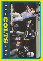 1986 Topps Base Set #314 Indianapolis Colts