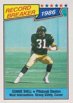 1987 Topps Base Set #7 Donnie Shell
