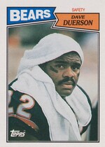 1987 Topps Base Set #61 Dave Duerson