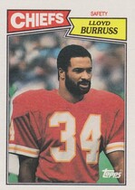 1987 Topps Base Set #170 Lloyd Burruss