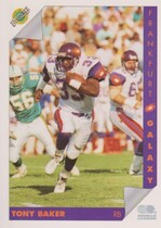 1992 Ultimate WLAF #42 Tony Baker