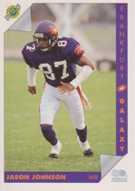 1992 Ultimate WLAF #48 Jason Johnson