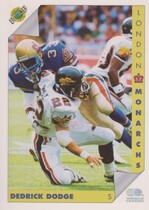 1992 Ultimate WLAF #61 Dedrick Dodge