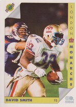 1992 Ultimate WLAF #68 David Smith