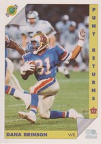 1992 Ultimate WLAF #129 Dana Brinson